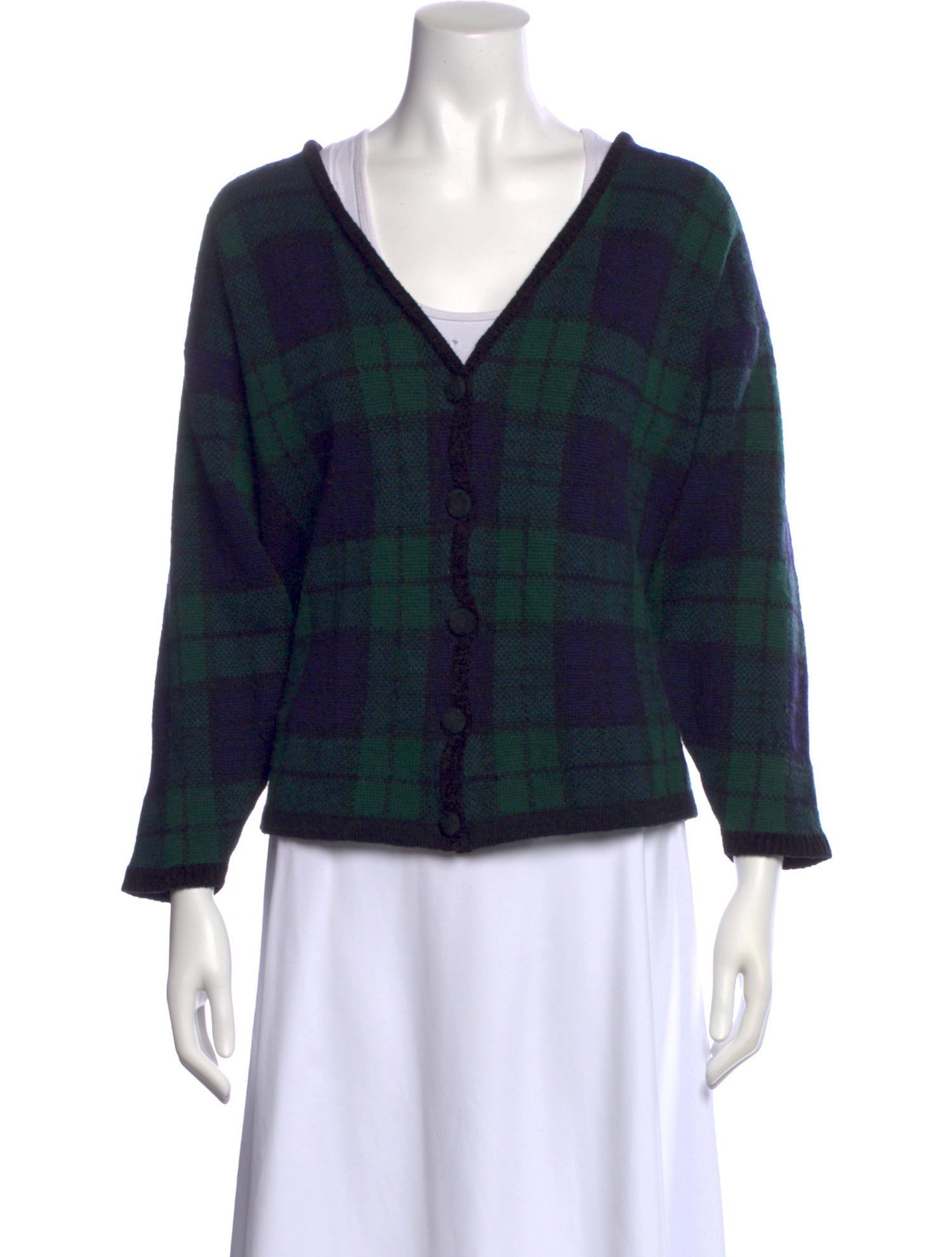 Pendleton Wool Plaid Print Sweater