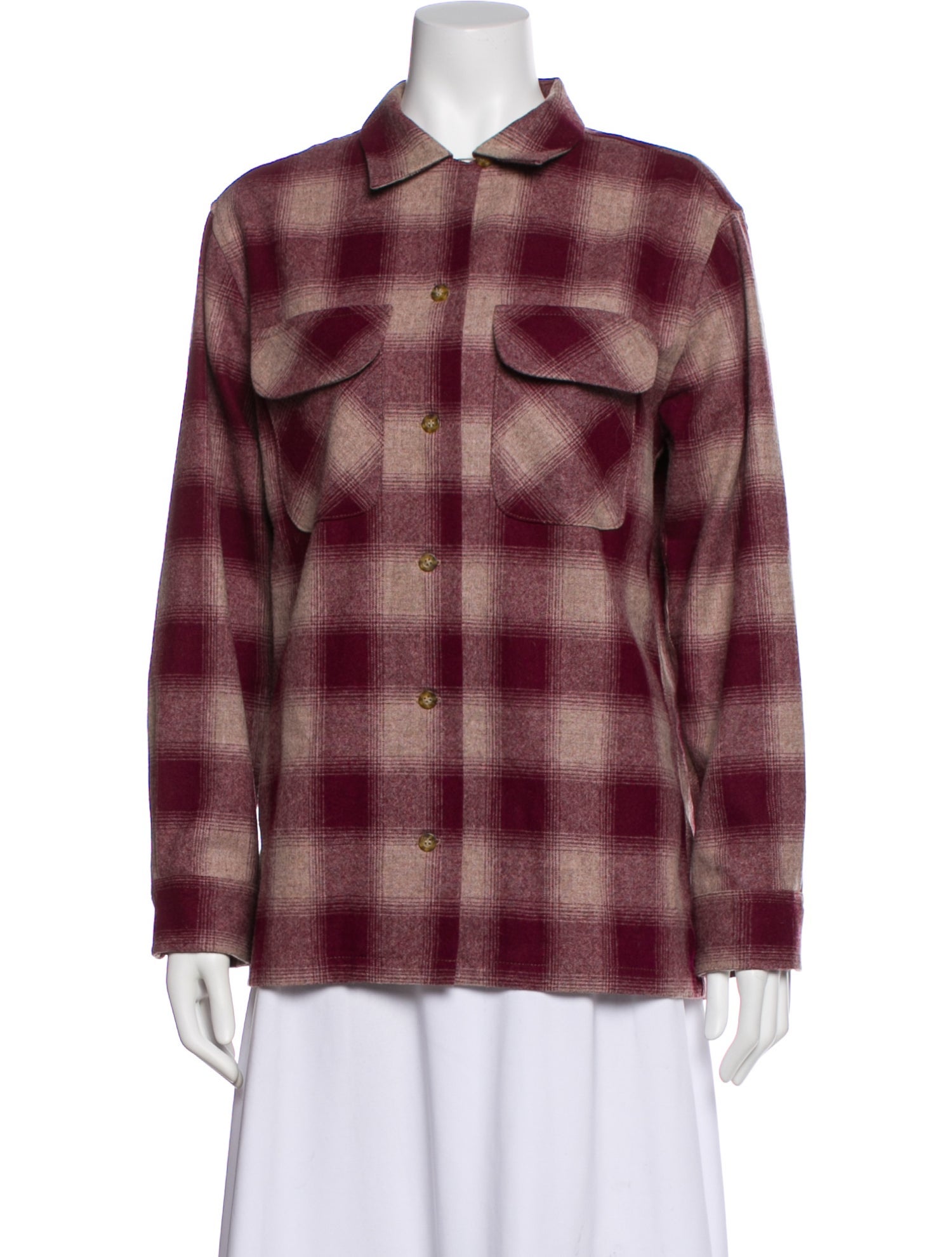 Pendleton Plaid Print Jacket