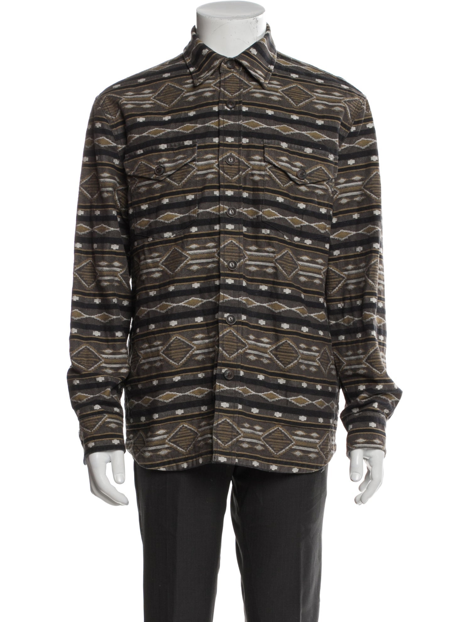 Pendleton Tweed Pattern Puffer Coat