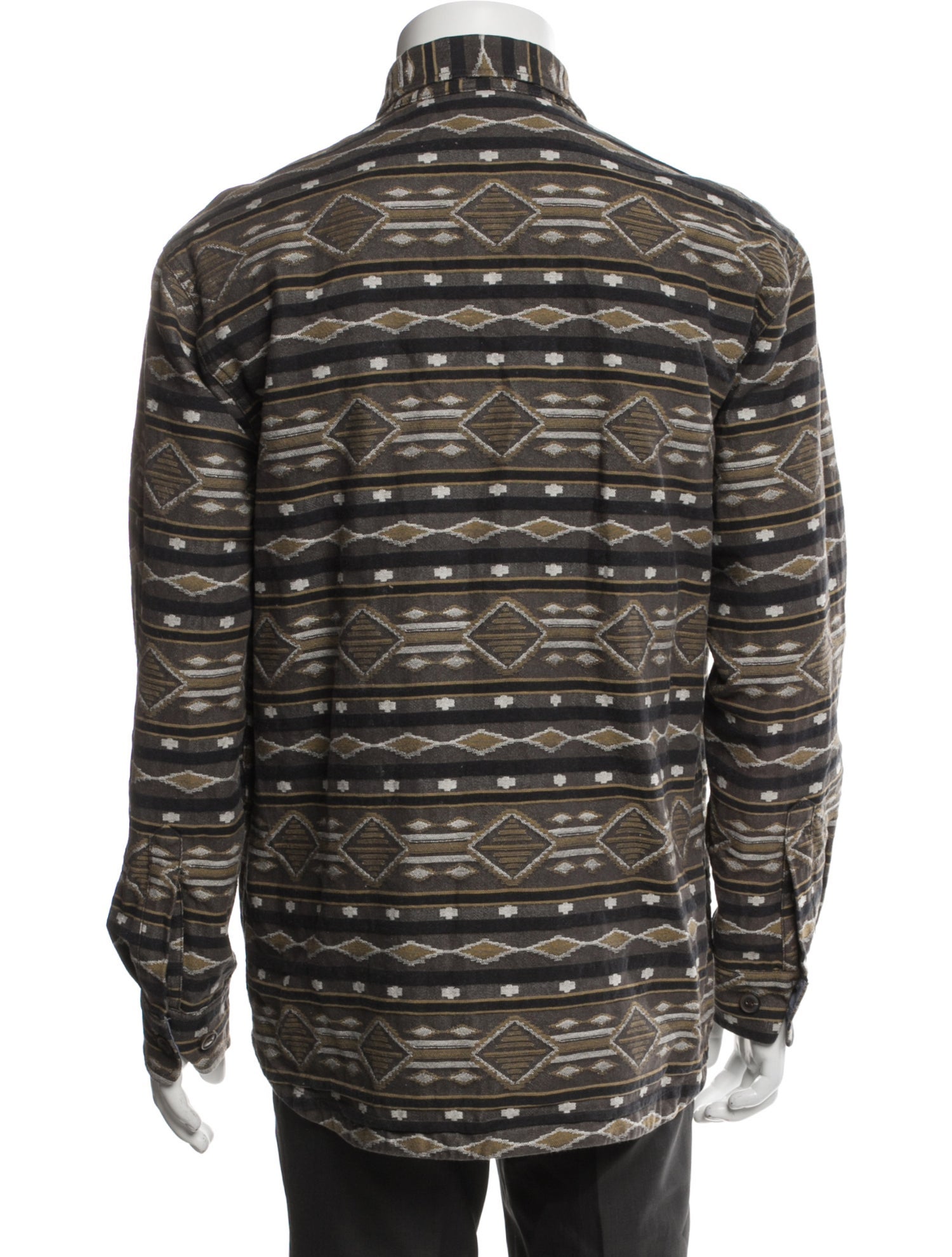 Tweed Pattern Puffer Coat