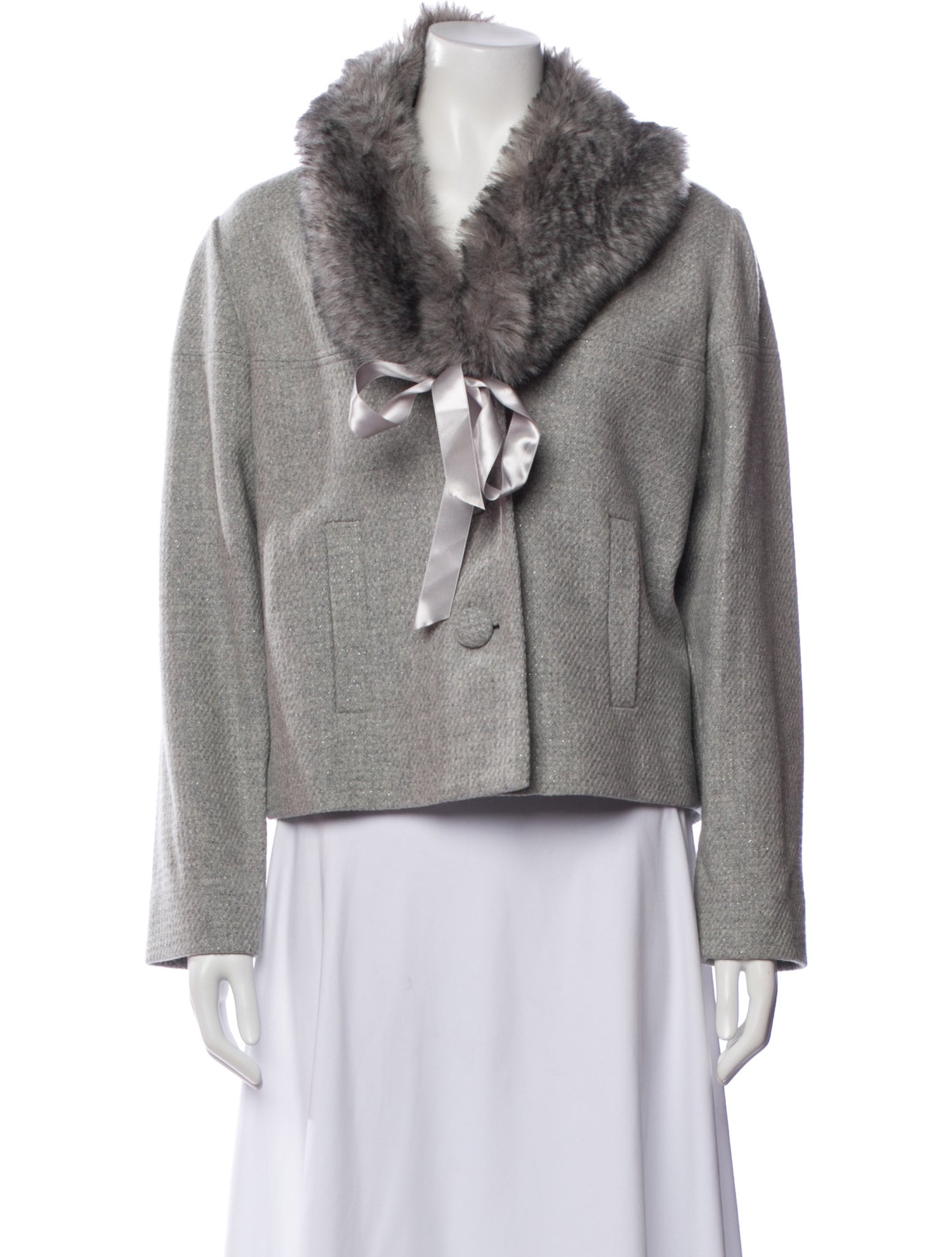 Pendleton Wool Faux Fur Jacket