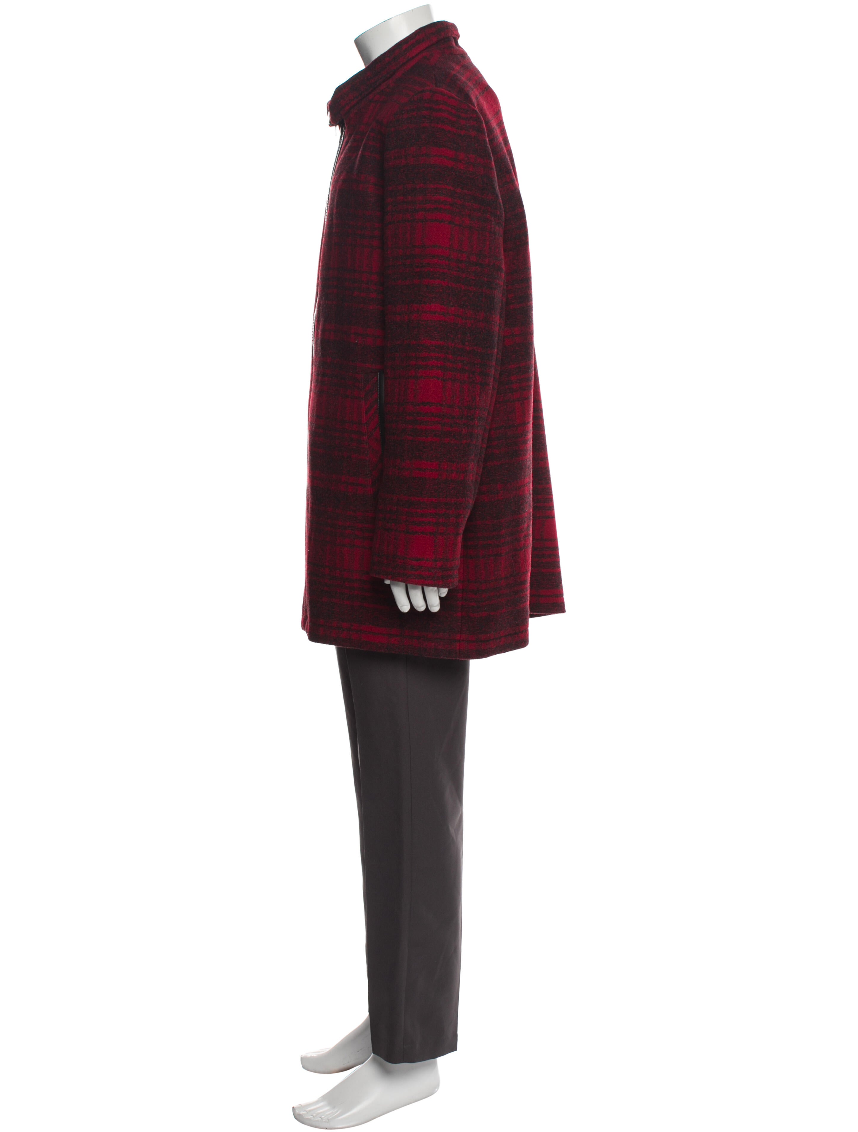 Pendleton Plaid Print Overcoat