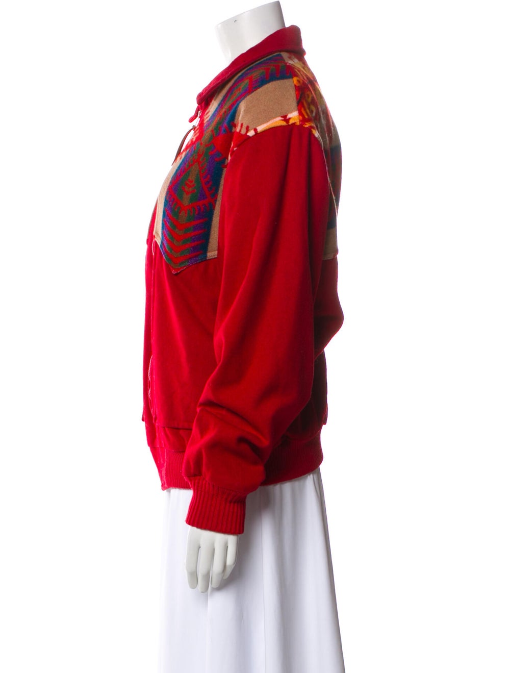 Pendleton Virgin Wool Colorblock Pattern Coat - image 2