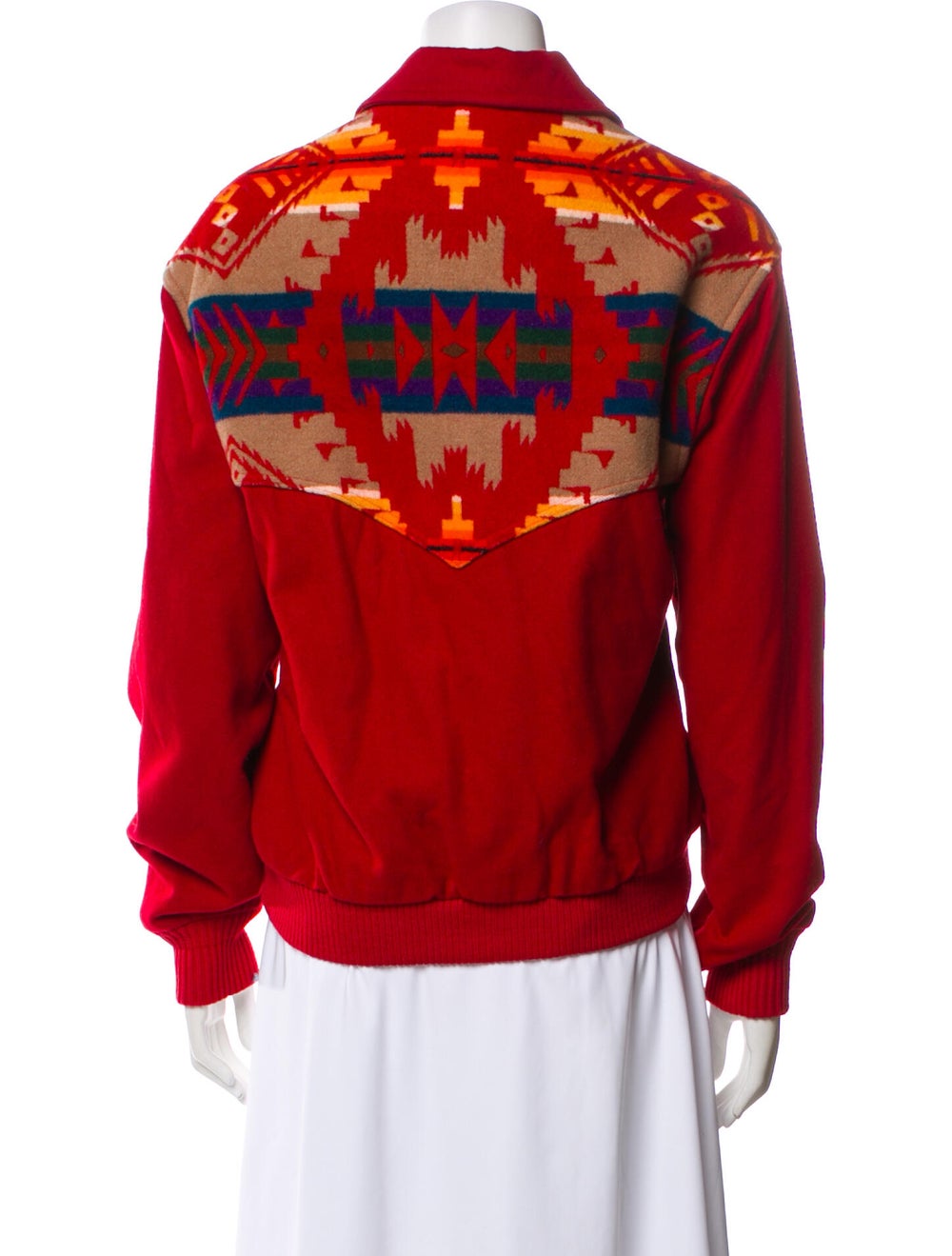 Pendleton Virgin Wool Colorblock Pattern Coat - image 3