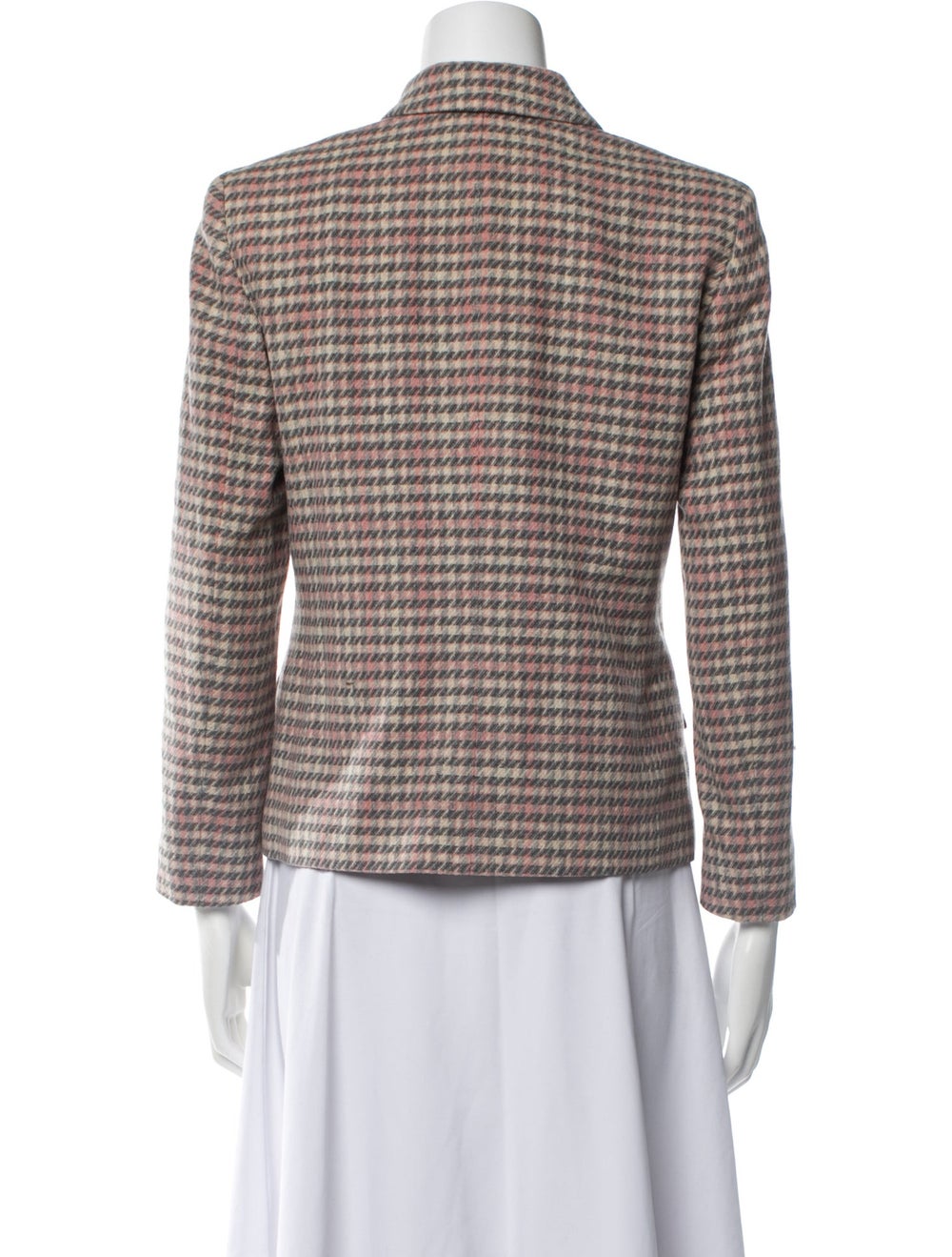 Pendleton Wool Houndstooth Print Blazer - image 3