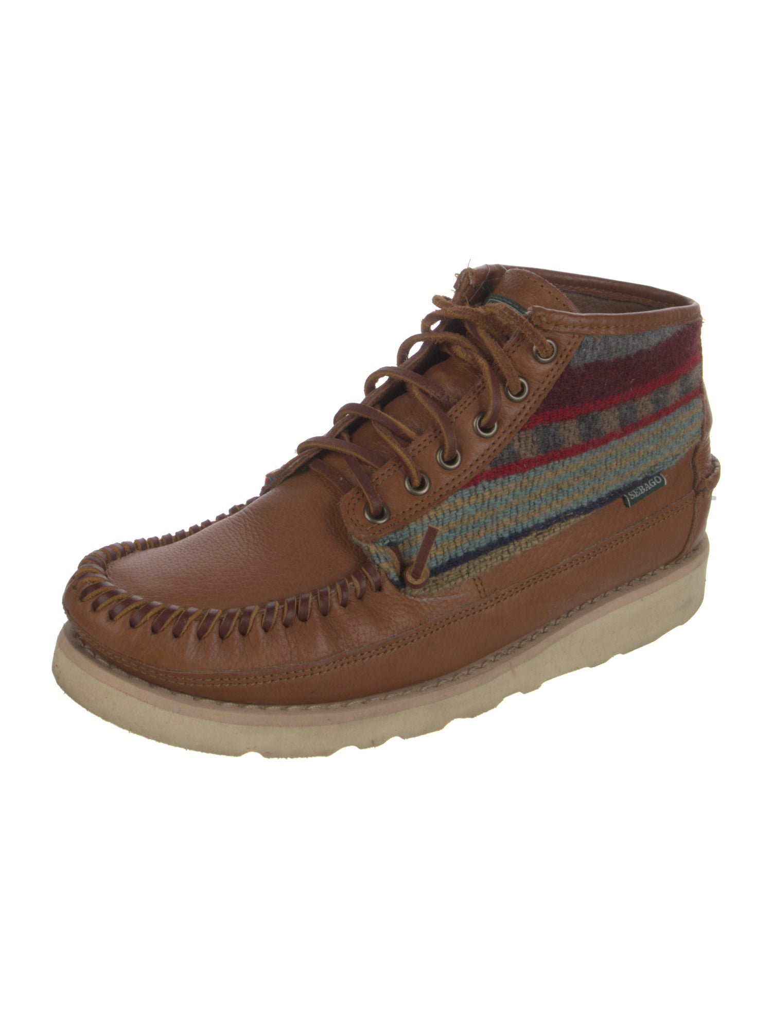 Pendleton Leather Striped Sneakers