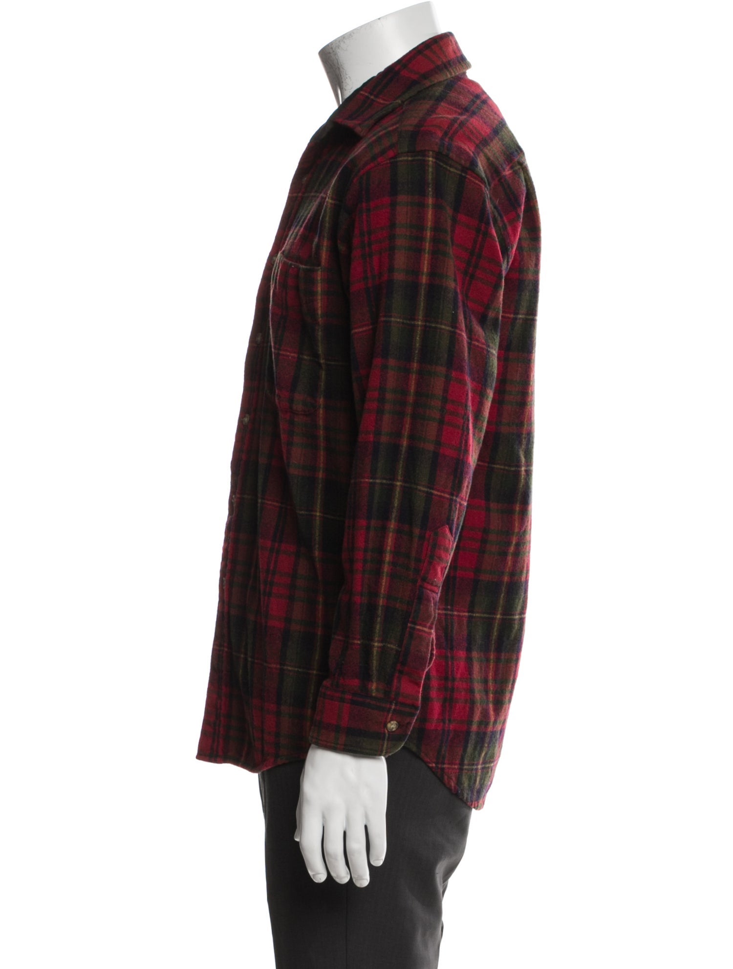 Pendleton Virgin Wool Plaid Print Trucker Jacket