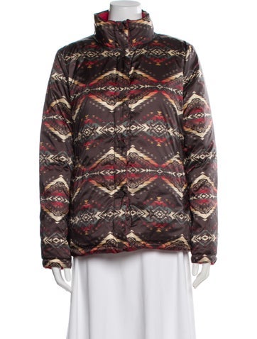 Pre-owned Pendleton Printed Down Jacket In Multi