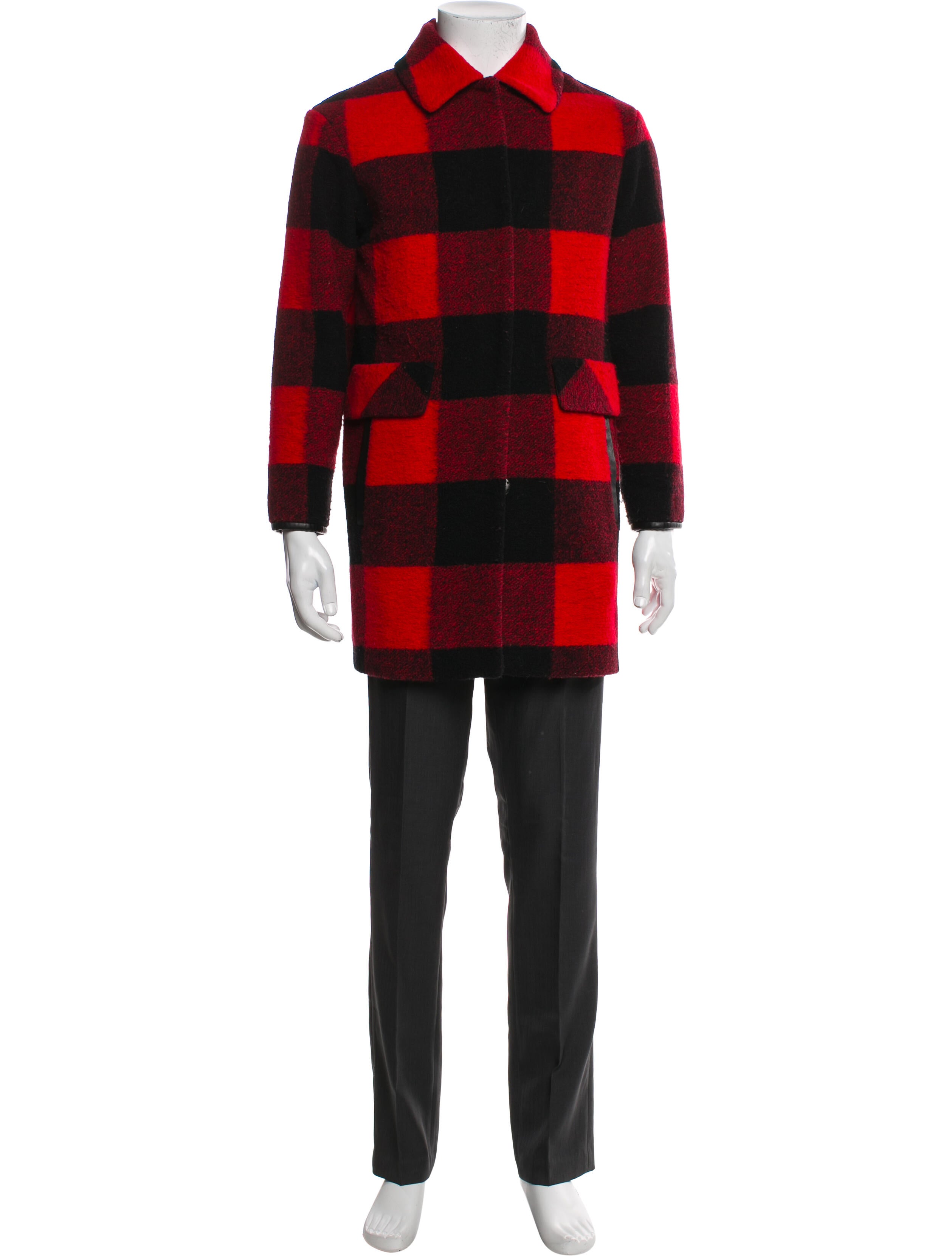 Pendleton Plaid Print Overcoat