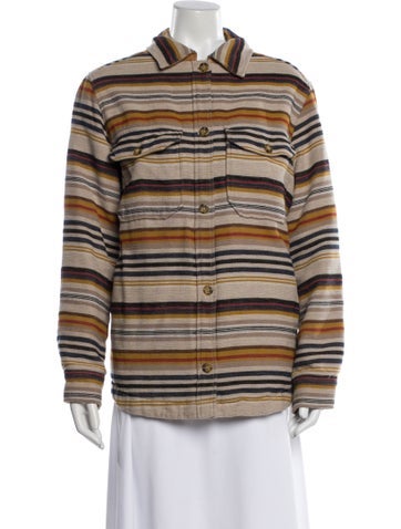 Pre-owned Pendleton Striped Jacket In Multi