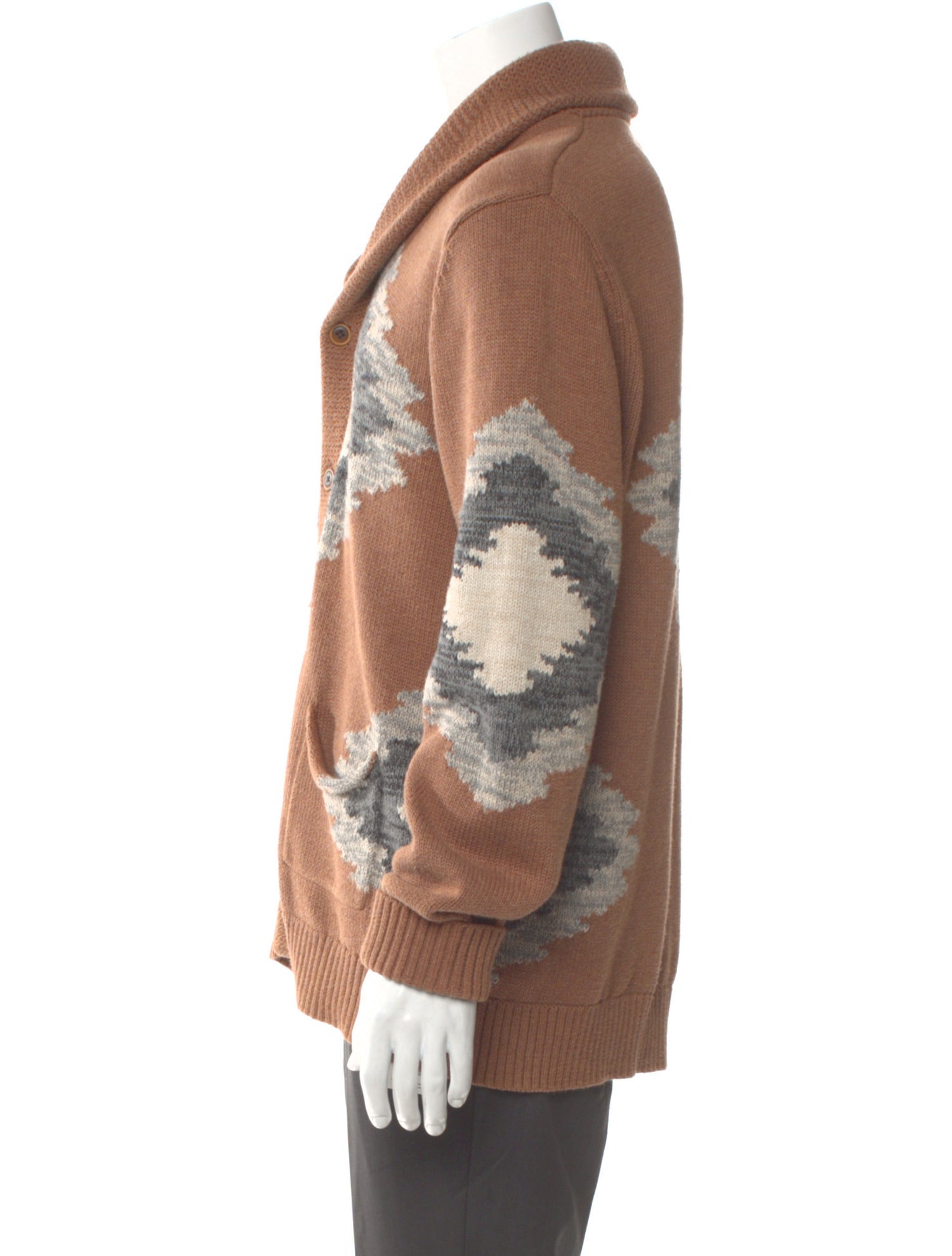 Pendleton Printed Collar Cardigan