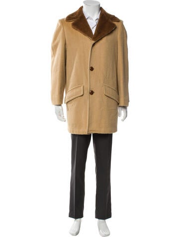 Pre-owned Pendleton Wool Overcoat In Neutral