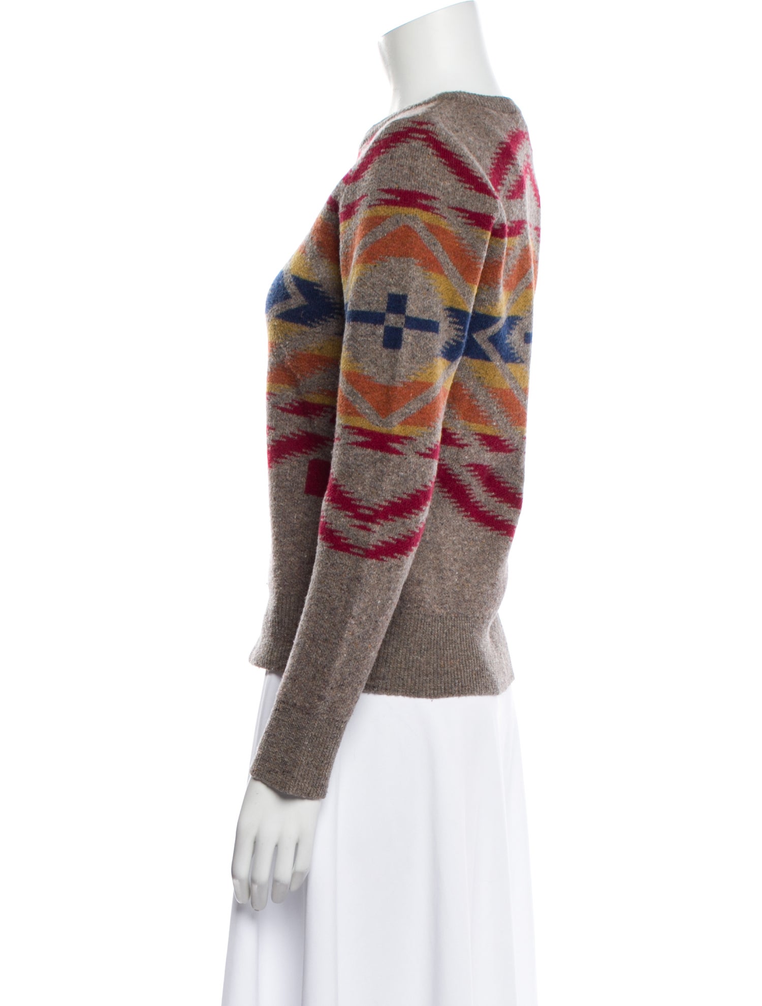 Pendleton Lambswool Printed Sweater