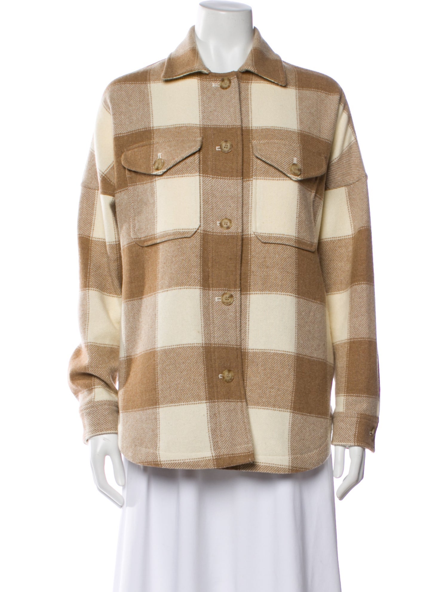 Pendleton Virgin Wool Plaid Print Jacket