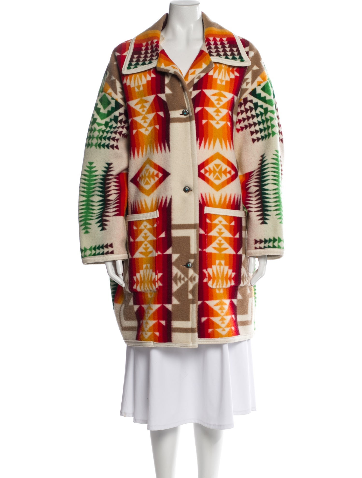 Pendleton Printed Trench Coat