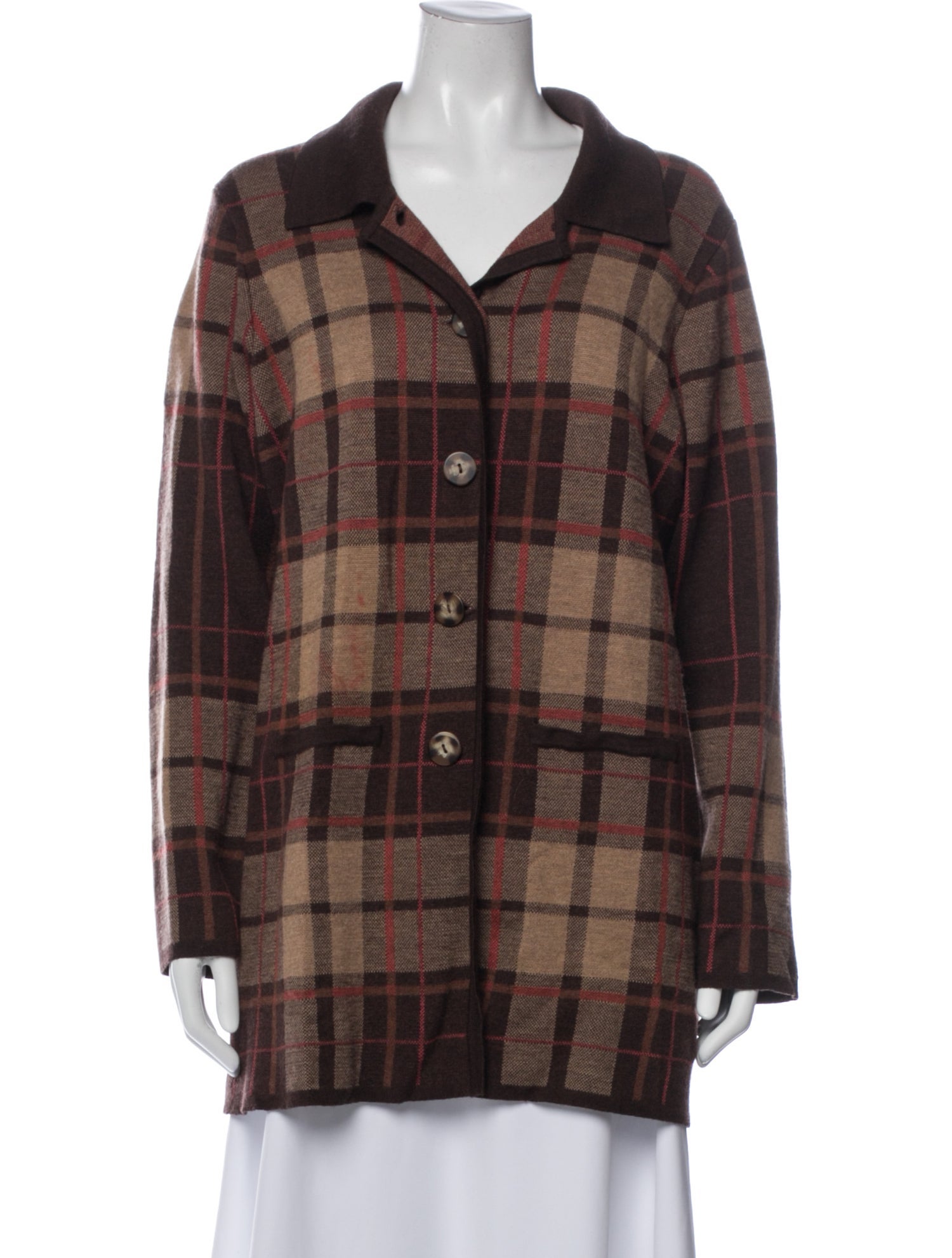 Pendleton Merino Wool Plaid Print Jacket
