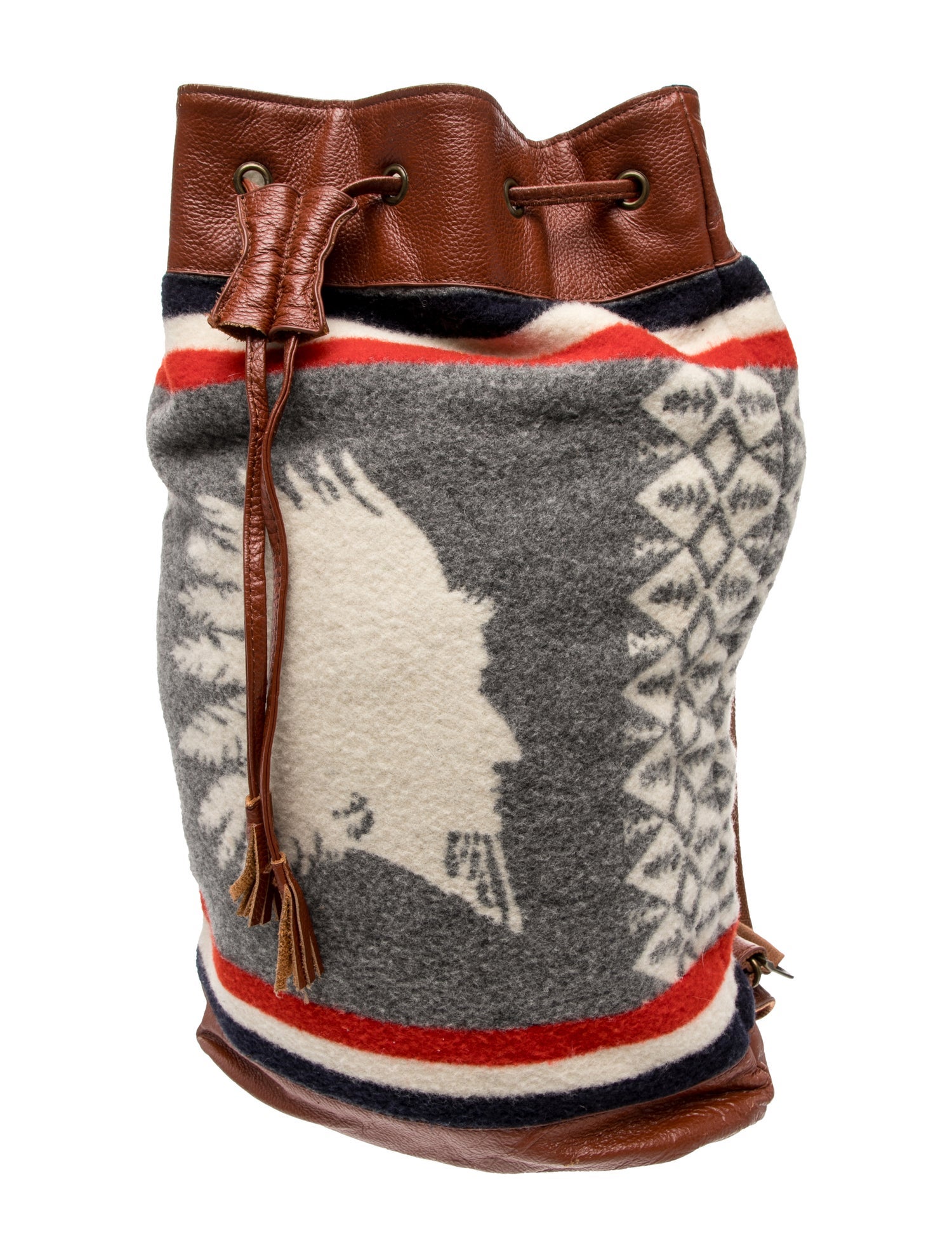 Pendleton Leather Bucket Bag