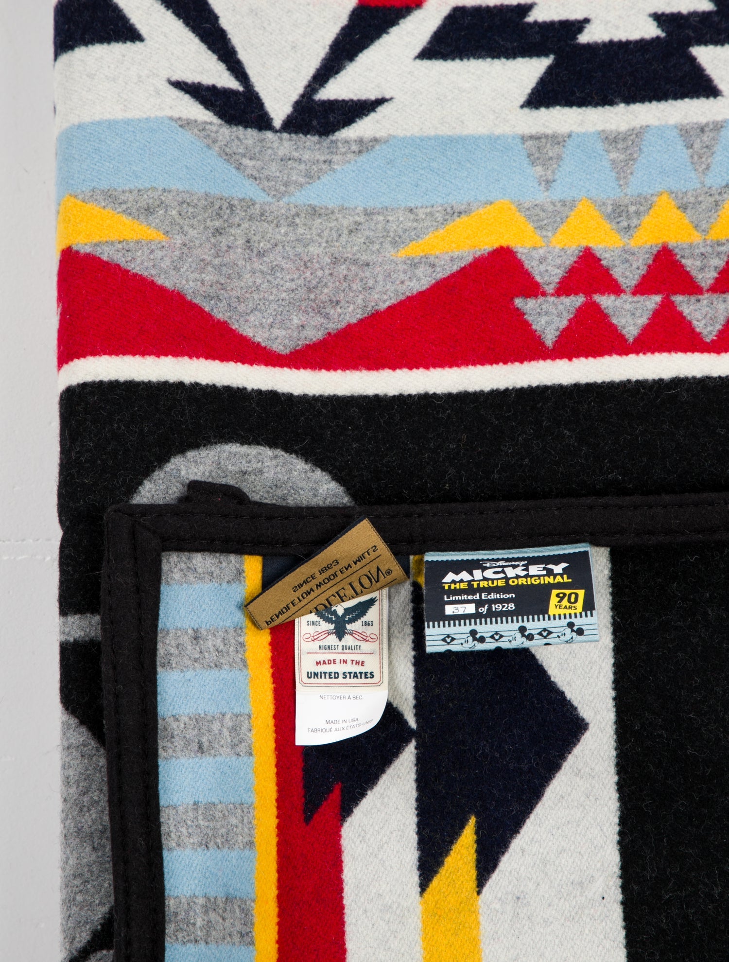 Pendleton x Disney Mickey Mouse 90th Anniversary Blanket
