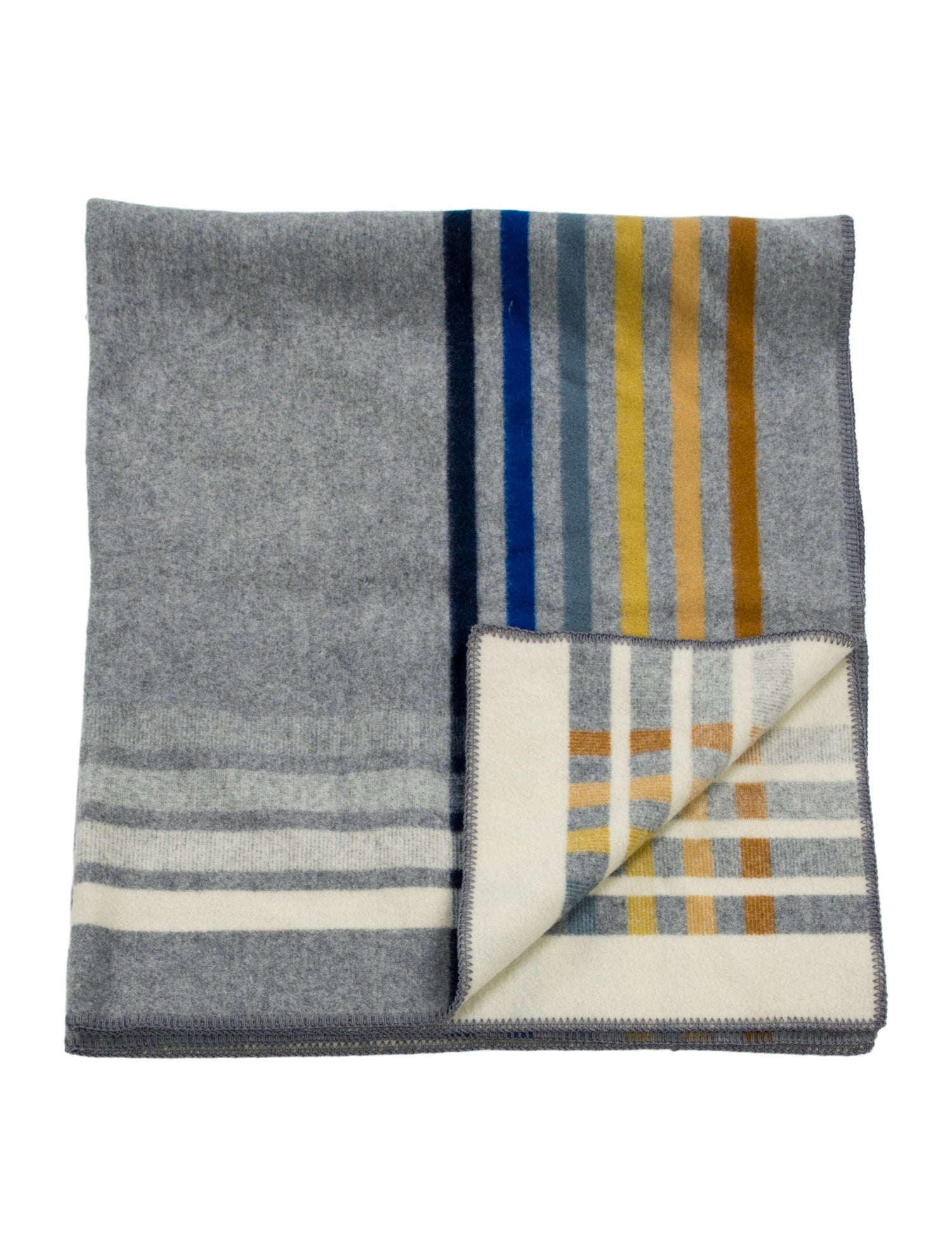 Pendleton Plaid Patterned Wool-Blend Throw Blanket