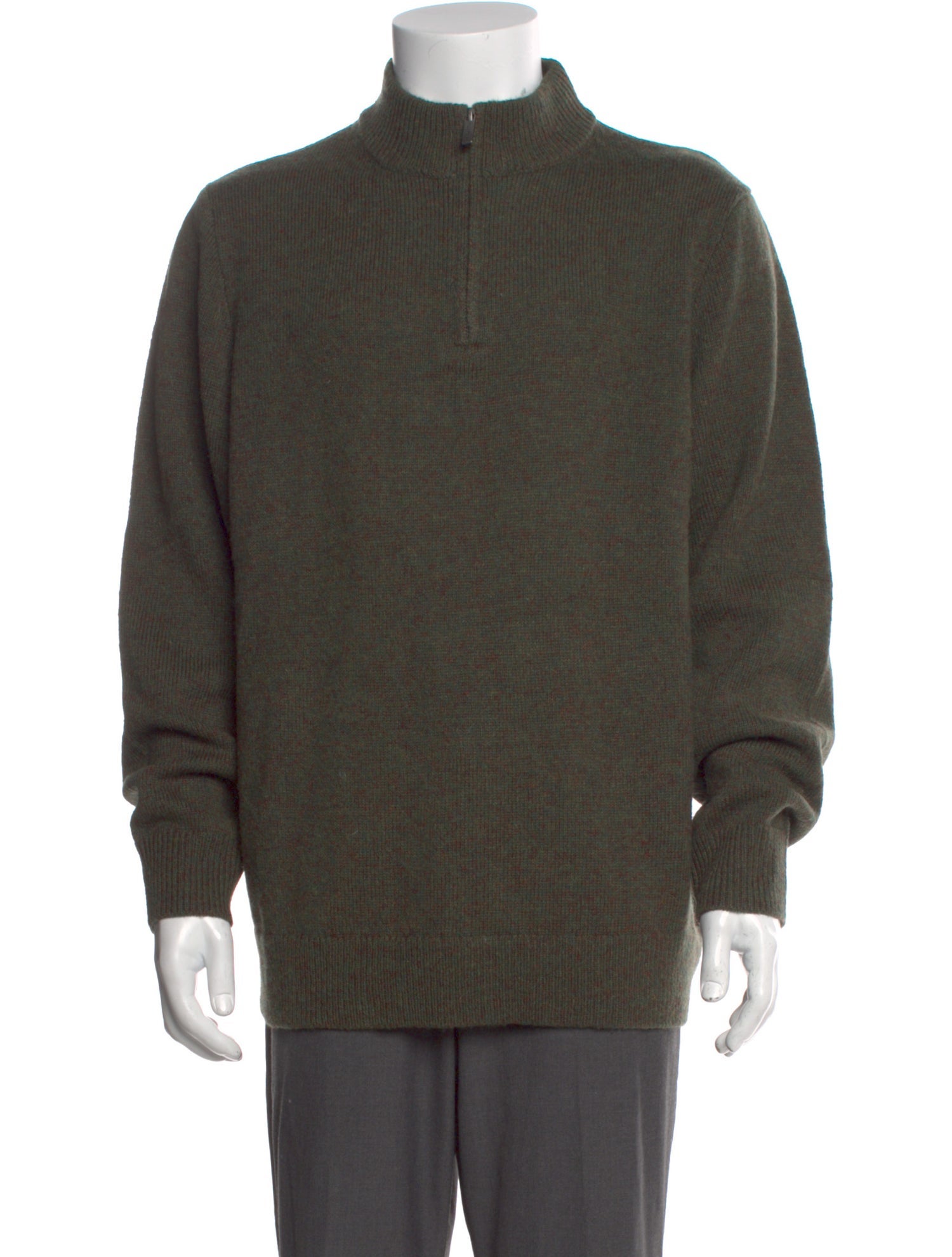 Pendleton Wool Mock Neck Polo Sweater