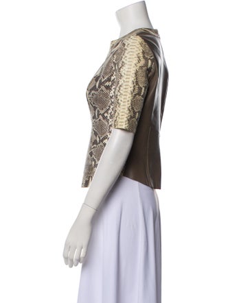 Pnina Tornai Python Animal Print T-Shirt