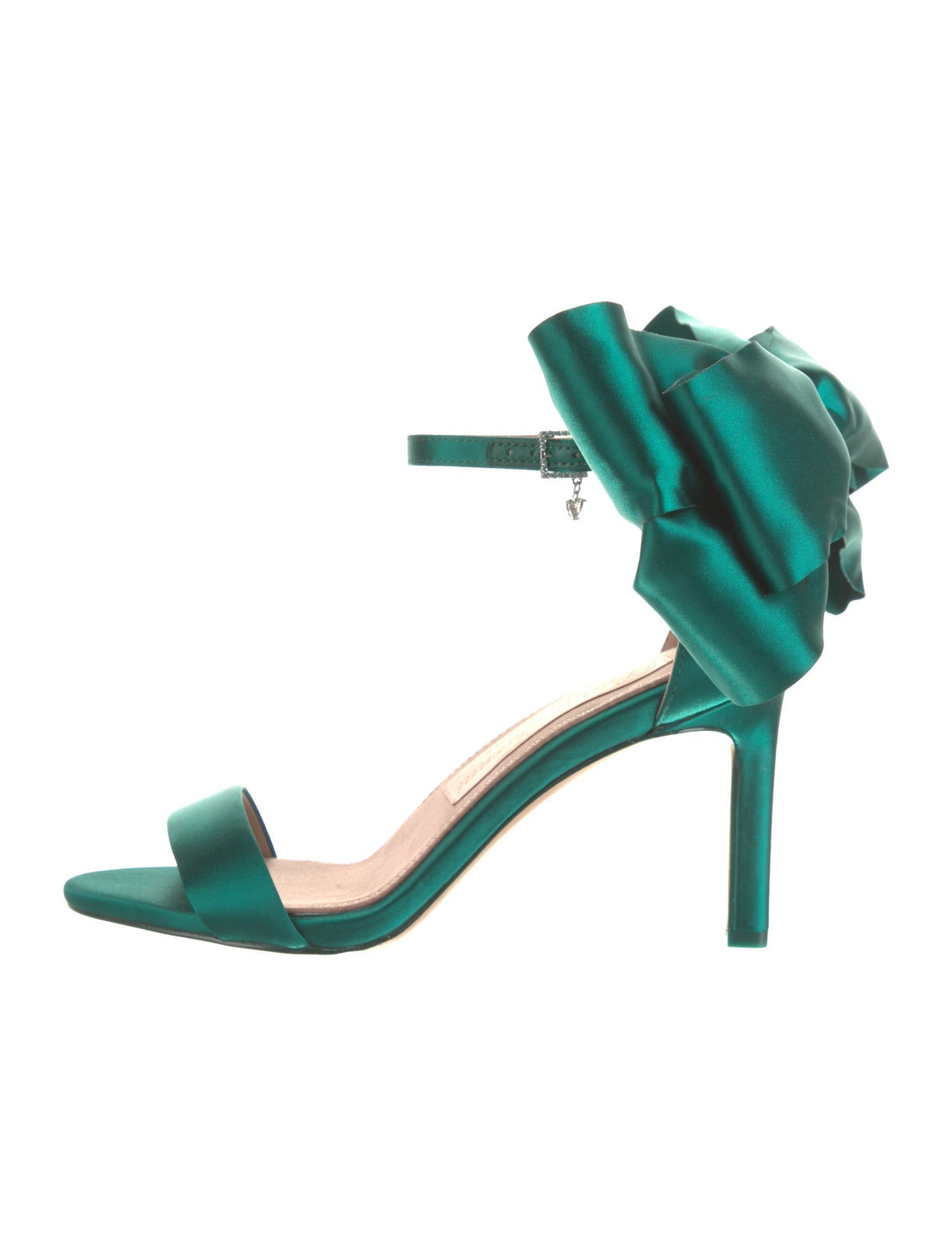 Pnina Tornai Satin Bow Accents Sandals