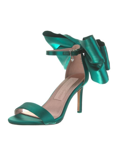 Pnina Tornai Satin Bow Accents Sandals