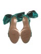 Pnina Tornai Satin Bow Accents Sandals
