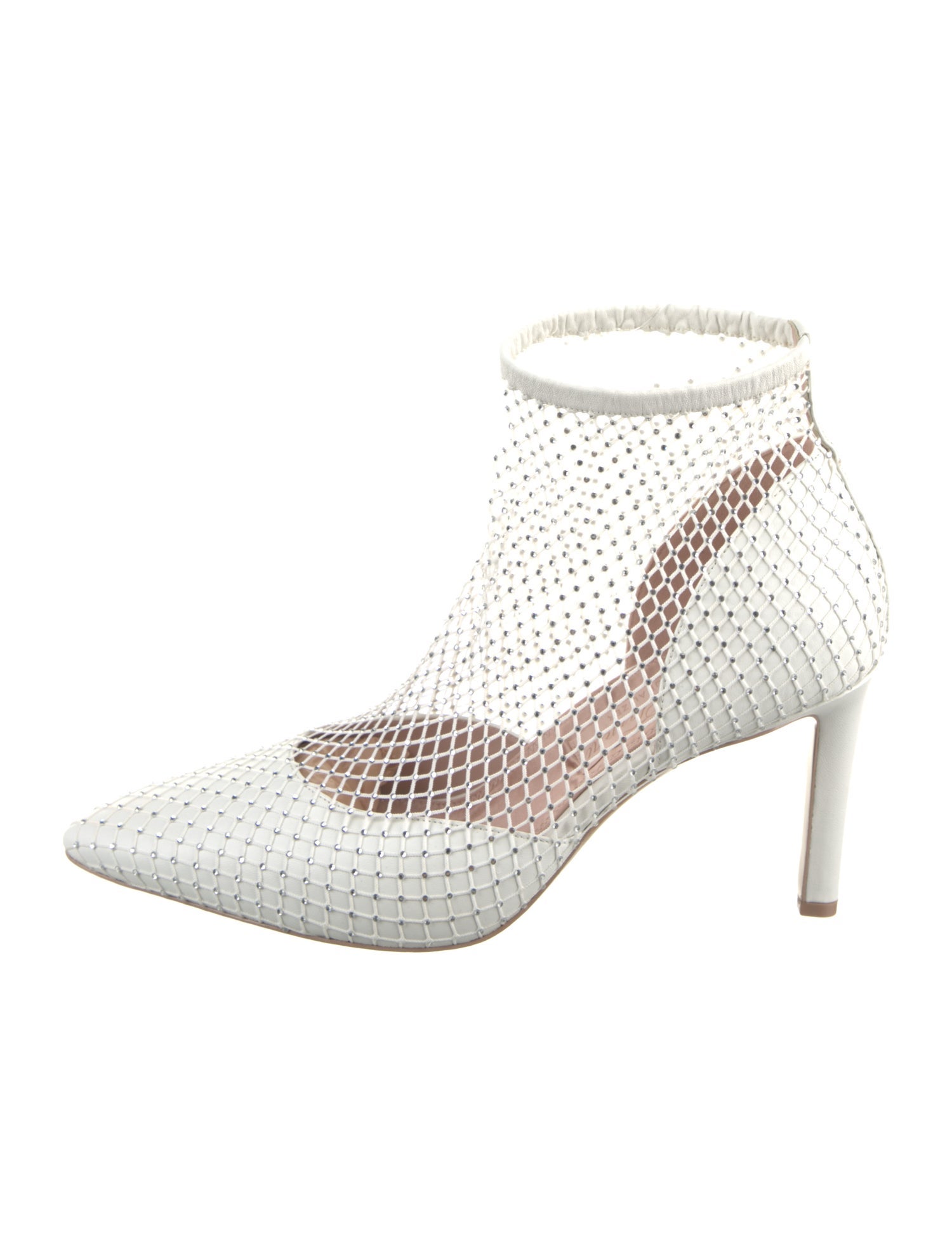 Pnina Tornai Leather Mesh Accents Boots w/ Tags