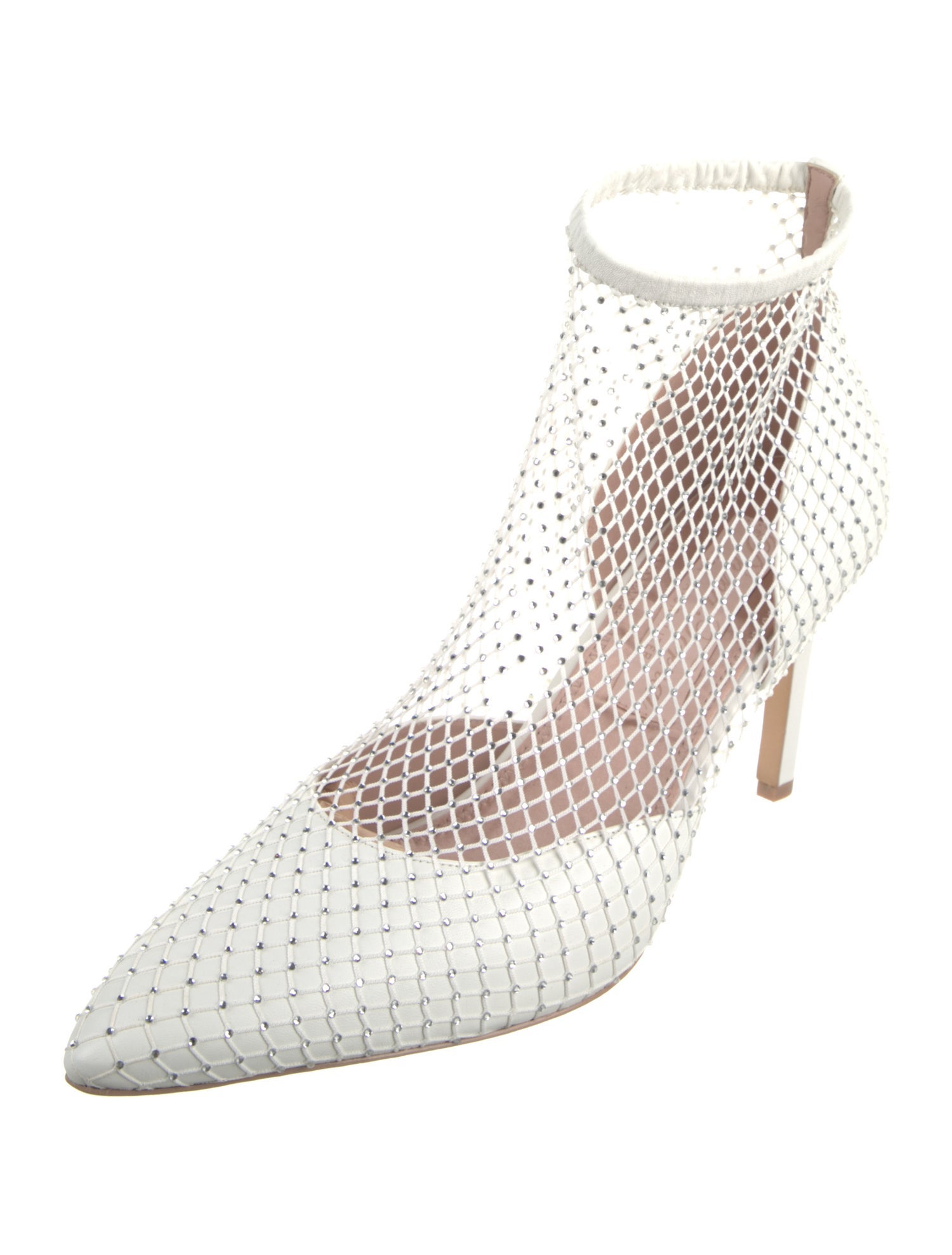 Pnina Tornai Leather Mesh Accents Boots w/ Tags