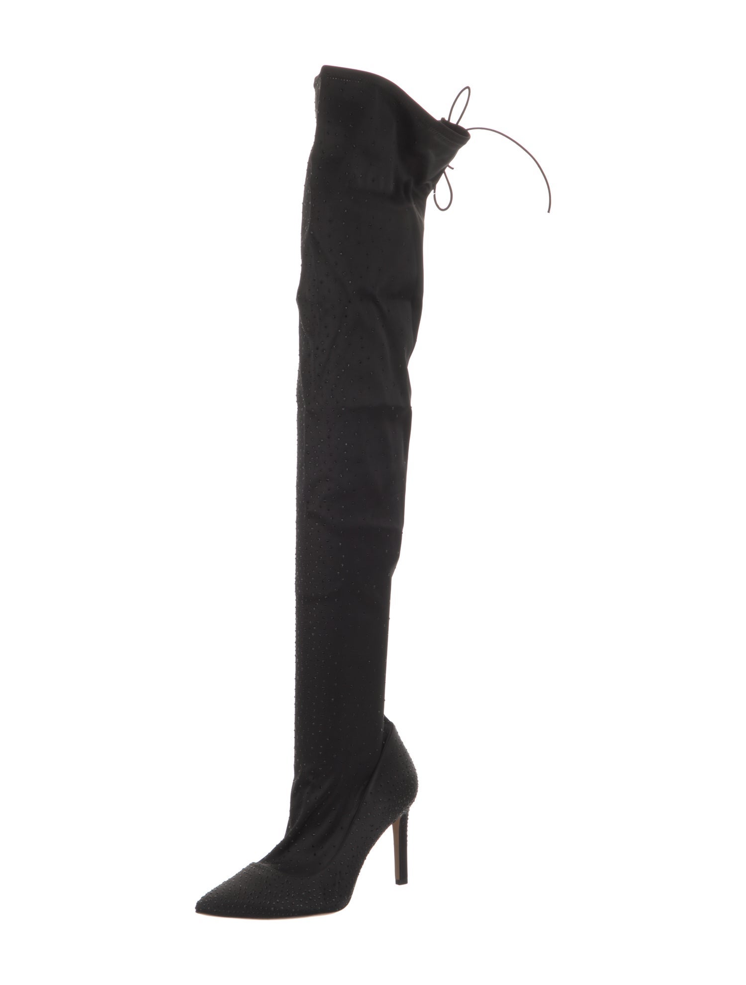 Pnina Tornai Satin Crystal Embellishments Boots