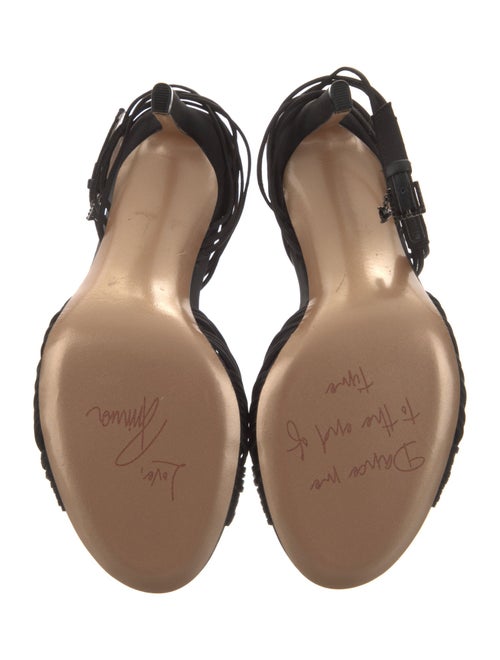 Pnina Tornai Crystal Embellishments Sandals