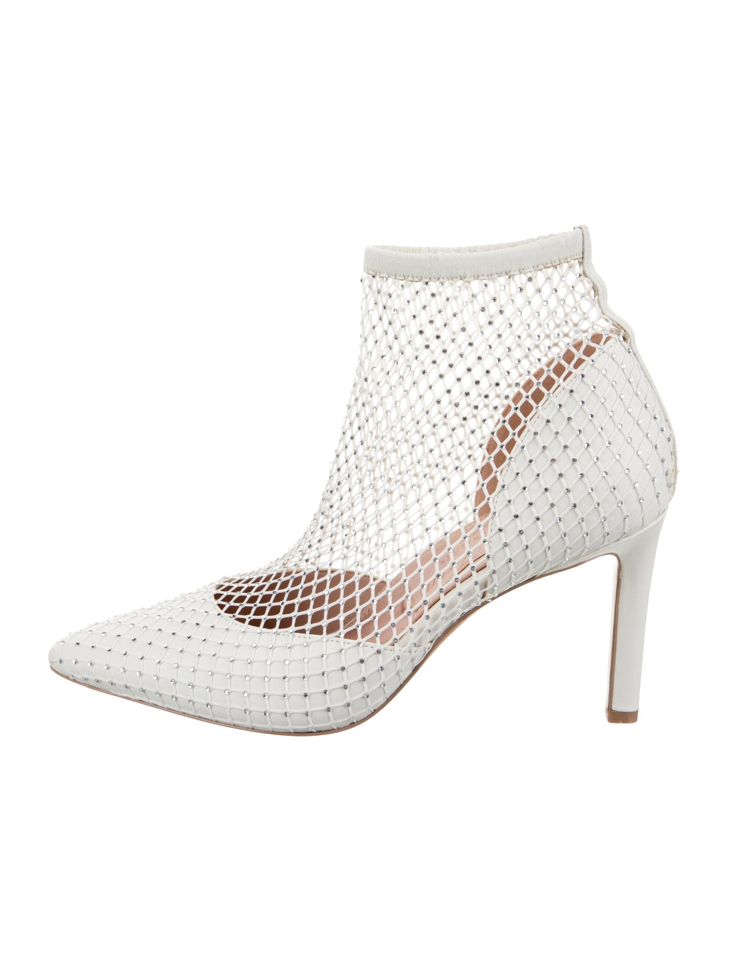 Pnina Tornai Leather Crystal Embellishments D'Orsay Pumps