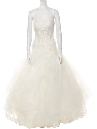 Pnina Tornai Strapless Long Dress