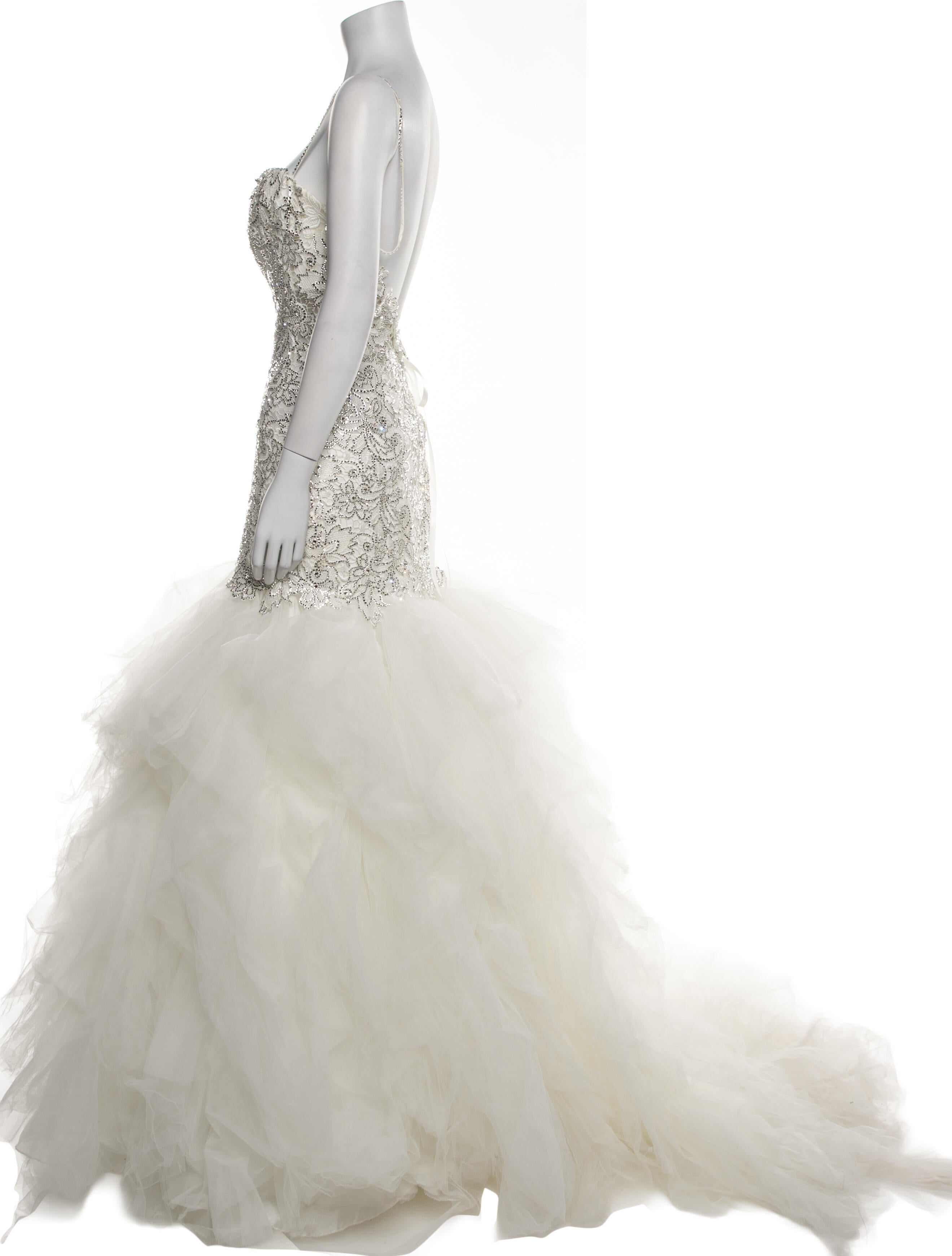 Pnina Tornai Strapless Long Dress