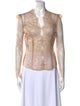 Pnina Tornai Lace Lace Pattern Blouse