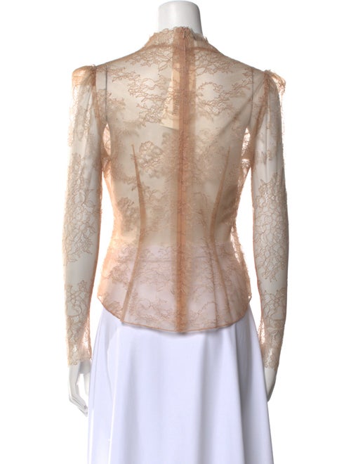 Pnina Tornai Lace Lace Pattern Blouse