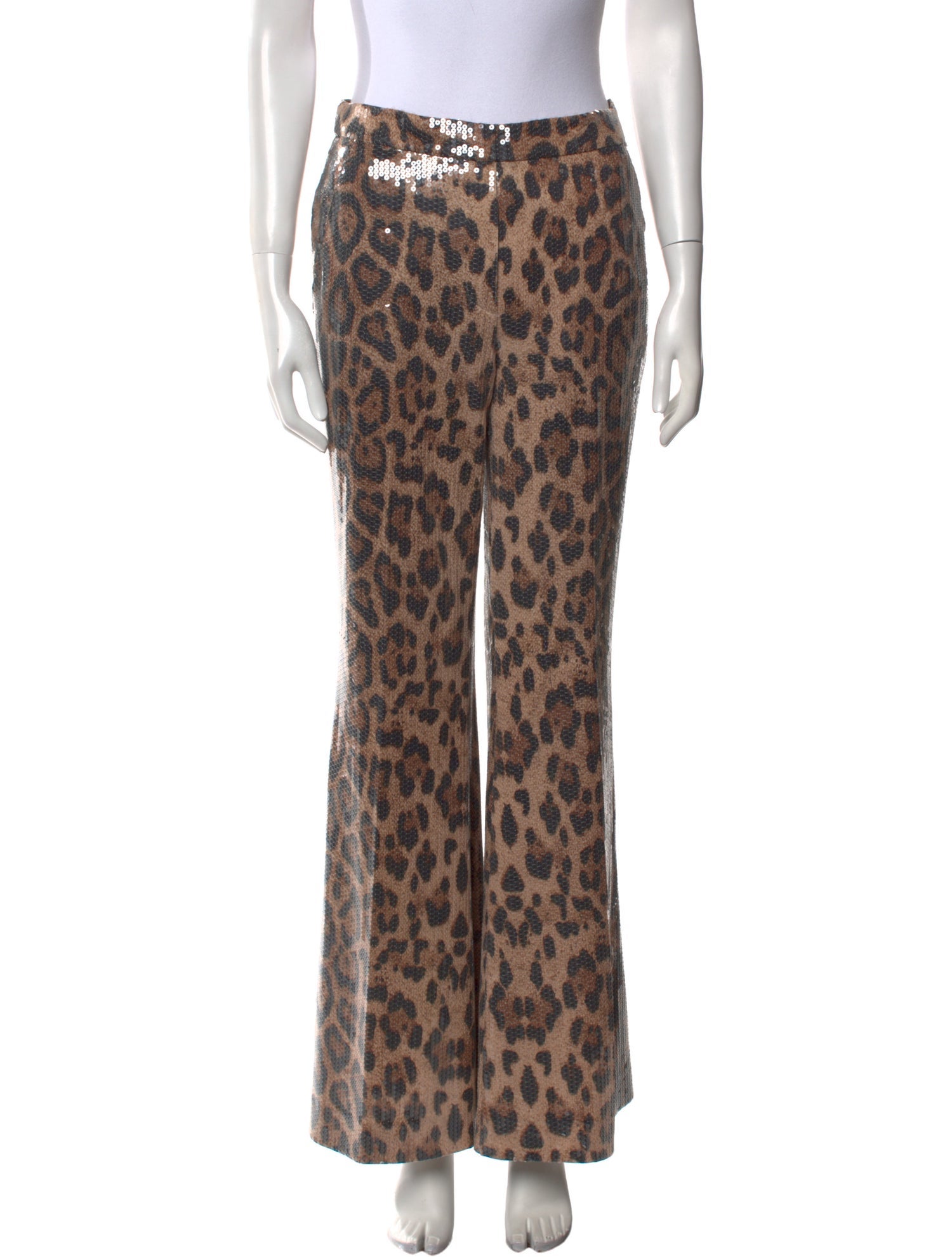 Pnina Tornai Sequin Wide Leg Pants