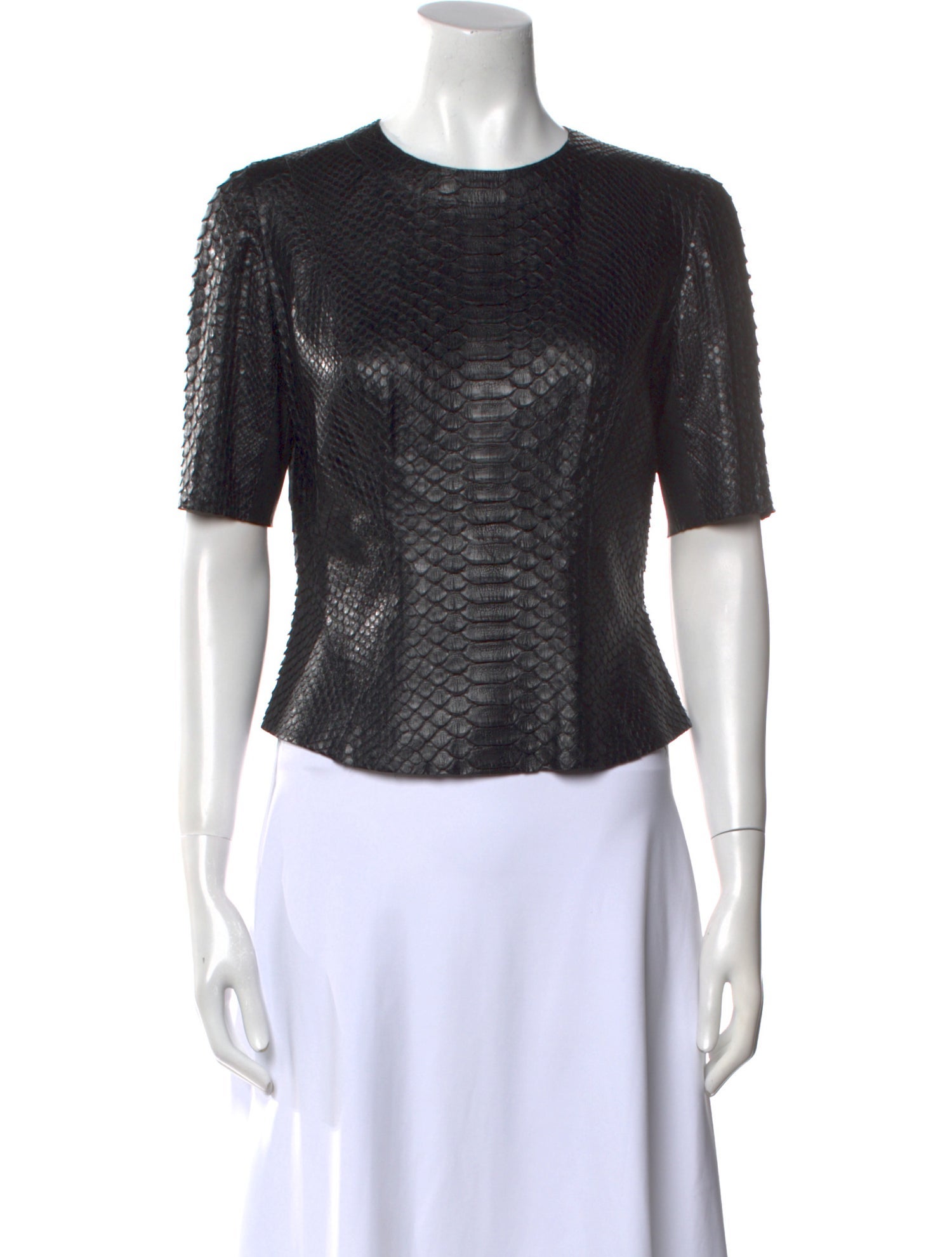 Pnina Tornai Crew Neck Short Sleeve Top