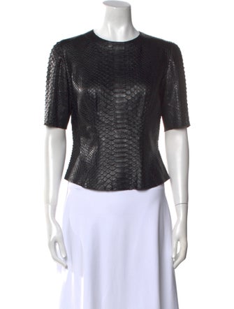 Pnina Tornai Crew Neck Short Sleeve Top