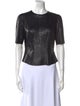 Pnina Tornai Crew Neck Short Sleeve Top