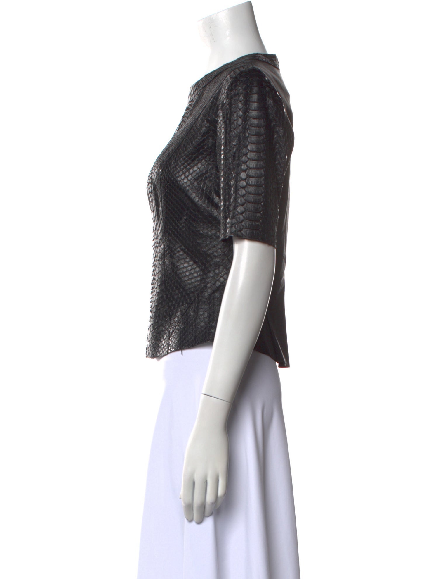 Pnina Tornai Crew Neck Short Sleeve Top