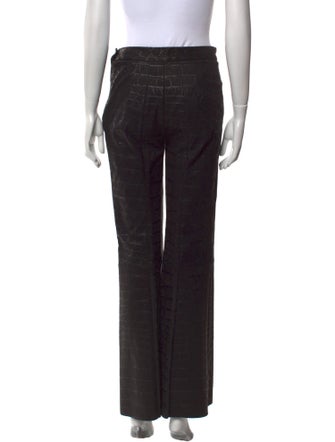 Pnina Tornai Plaid Print Wide Leg Pants