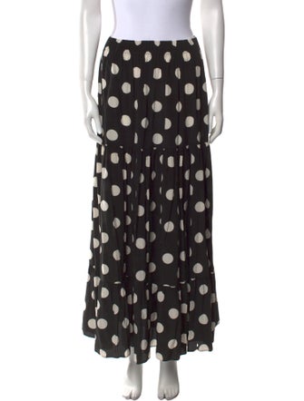 Pnina Tornai Polka Dot Print Midi Length Skirt