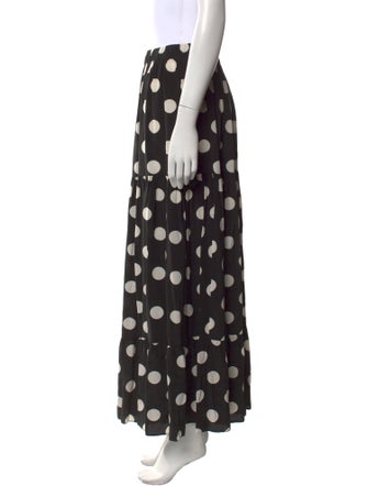 Pnina Tornai Polka Dot Print Midi Length Skirt