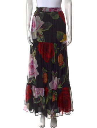 Pnina Tornai Floral Print Long Skirt