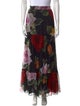 Pnina Tornai Floral Print Long Skirt