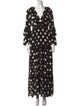 Pnina Tornai Polka Dot Print Long Dress