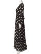 Pnina Tornai Polka Dot Print Long Dress