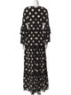 Pnina Tornai Polka Dot Print Long Dress